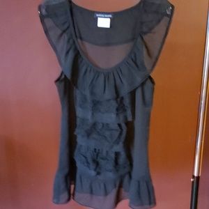 Boston Proper Tops - Sheer sleeveless top Boston Proper Tops - Sheer sleeveless top